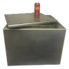 Stainless Steel time capsule with bolted lid and EPDM rubber gasket