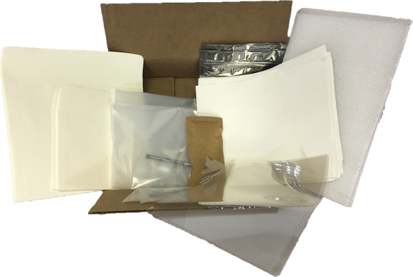Preservation kit with archival accessories from Heritage Time Capsules
