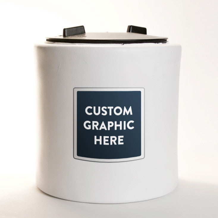 Composite Medium Cylinder Time capsule and space for custom logo By Heritage Time Capsule